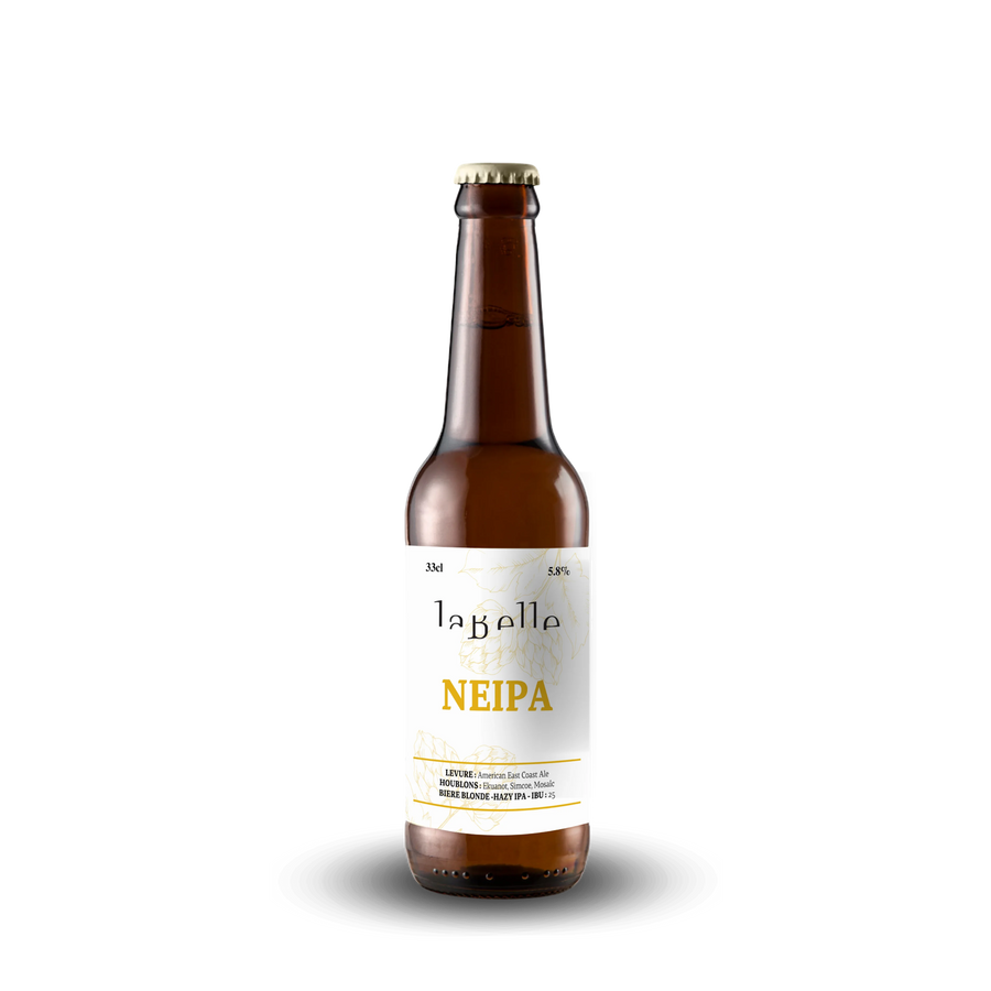 Bouteille de Labelle NEIPA, New England IPA brassée par Le Gué des Moines